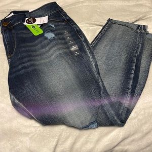 Lane Bryant distressed jeans